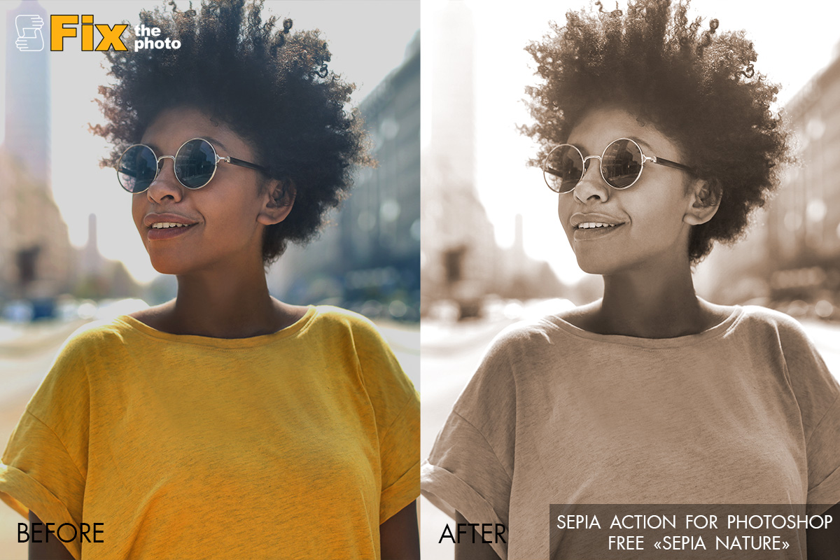 Free Photoshop Sepia Actions